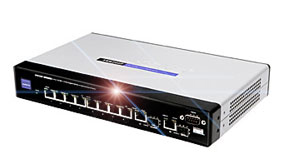 SRW208P - 8-port 10/100 Switch with WebView and PoE